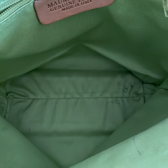 Maurizio Taiuti Genuine Leather Satchel Handbag-Soft Ostrich Pattern-Italy Made - Picture 7 of 7